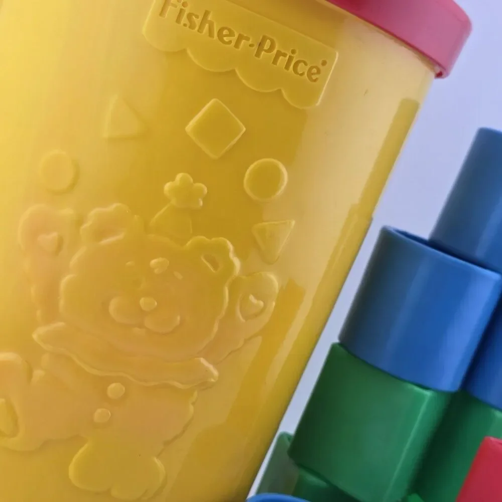 Fisher Price Baby's First Blocks Shape Sorter 1977 1997 With 11 Blocks